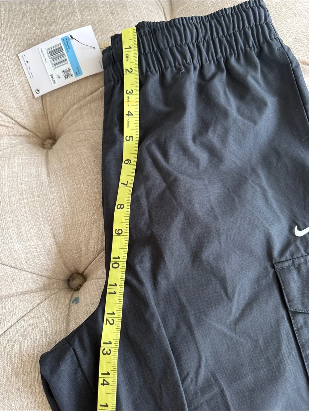 Nike Black Cargo Windbreaker Trousers